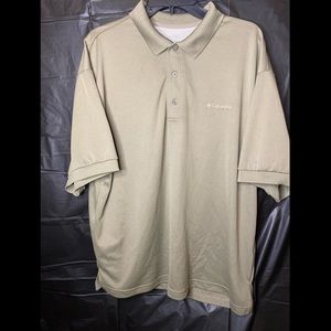 Men’s dry fit Columbia polo